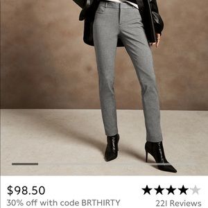 BRAND NEW W TAGS Banana Republic Sloan fit pants, size 8.
